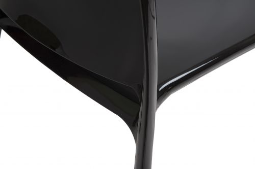 Teknik Pack of 4 Clarity Black stackable polycarbonate chair (MOQ of 4 - priced individually) - image 4