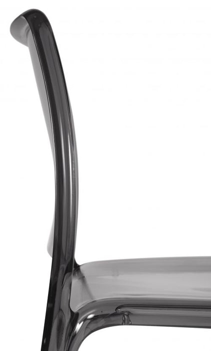 Teknik Pack of 4 Clarity Smoked stackable translucent polycarbonate chair (MOQ of 4 - priced individually) - image 4