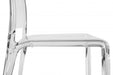 Teknik Pack of 4 Clarity Clear stackable translucent polycarbonate chair (MOQ of 4 - priced individually) - image 4