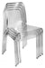 Teknik Pack of 4 Clarity Clear stackable translucent polycarbonate chair (MOQ of 4 - priced individually) - image 8