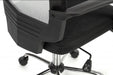 Teknik Star Mesh White Back Executive Chair With Contrasting Matching Black Fabric Seat Fixed Nylon Armrests - image 4