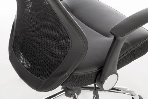 Teknik Curve Contemporary Mesh Executive Chair Lumbar Curved Back and Retractable Armrests - image 11