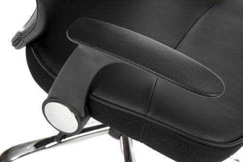 Teknik Curve Contemporary Mesh Executive Chair Lumbar Curved Back and Retractable Armrests - image 4