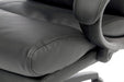 Teknik Luxe Black Leather Look Executive Chair Matching Padded Armrests and Sturdy Nylon Base - image 3
