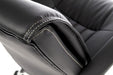 Teknik Milan Leather Faced Executive Office Chair Nylon Armrests and Chrome Five Star Base - image 4