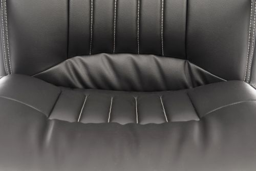 Teknik Milan Leather Faced Executive Office Chair Nylon Armrests and Chrome Five Star Base - image 2