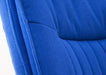 Teknik Milan Blue Fabric Executive Office Chair Durable Nylon Armrests And Chrome Five Star Base - image 2