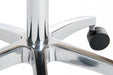 Teknik Perch Black Sit/Stand Height Adjustable Stool Pyramid Shaped Aluminium Five Star Base - image 7