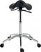 Teknik Perch Black Sit/Stand Height Adjustable Stool Pyramid Shaped Aluminium Five Star Base - image 8