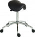 Teknik Perch Black Sit/Stand Height Adjustable Stool Pyramid Shaped Aluminium Five Star Base - image 3