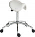 Teknik Perch White Sit/Stand Height Adjustable Stool Pyramid Shaped Aluminium Five Star Base - image 2