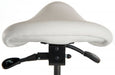 Teknik Perch White Sit/Stand Height Adjustable Stool Pyramid Shaped Aluminium Five Star Base - image 3