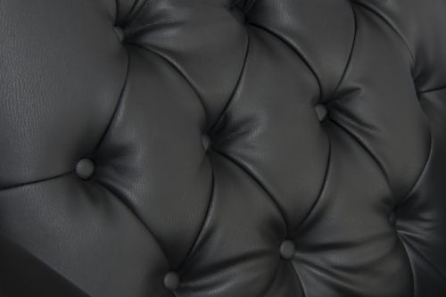 Teknik Chairman Noir Swivel Large Traditional Button Tufted Bonded Leather Faced Executive Chair - image 3
