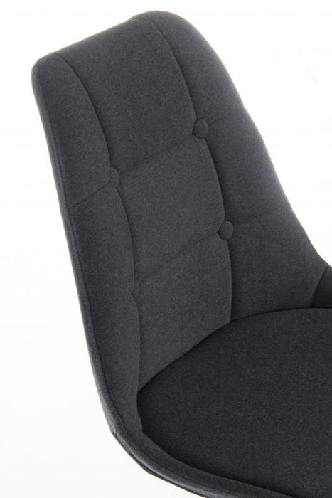 Teknik Pack of 2 Breakout Chair in Graphite soft brushed fabric and chrome legs (MOQ of 2 - priced individually) - image 2