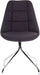 Teknik Pack of 2 Breakout Chair in Graphite soft brushed fabric and chrome legs (MOQ of 2 - priced individually) - image 3