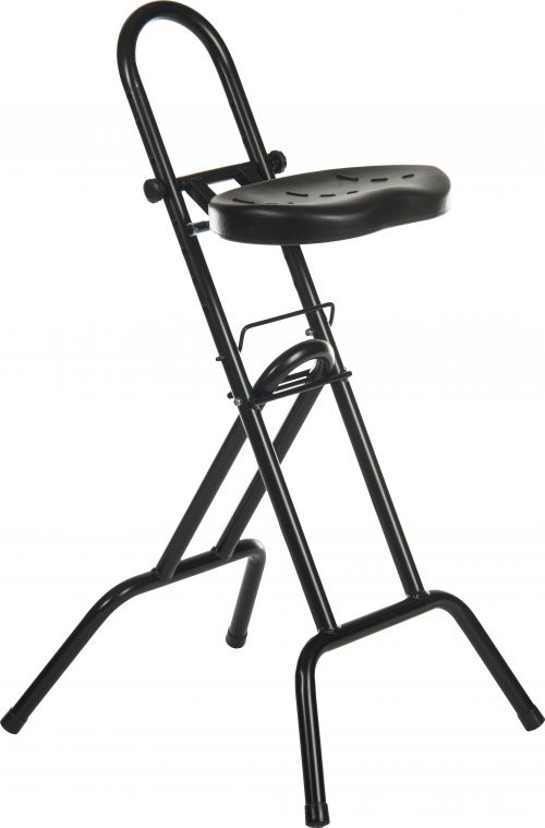 Teknik Industrial Support Stool with Durable Polyurethane Seat and 3 Year Warranty