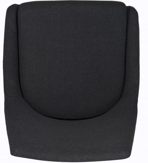Teknik Pack of 2 Welcome Reception Chairs in Graphite with soft brushed fabric and wooden oak legs (MOQ of 2 - priced individually) - image 5