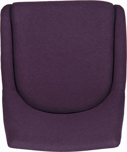 Teknik Pack of 2 Welcome Reception Chairs in Plum with soft brushed fabric and wooden oak legs (MOQ of 2 - priced individually) - image 5