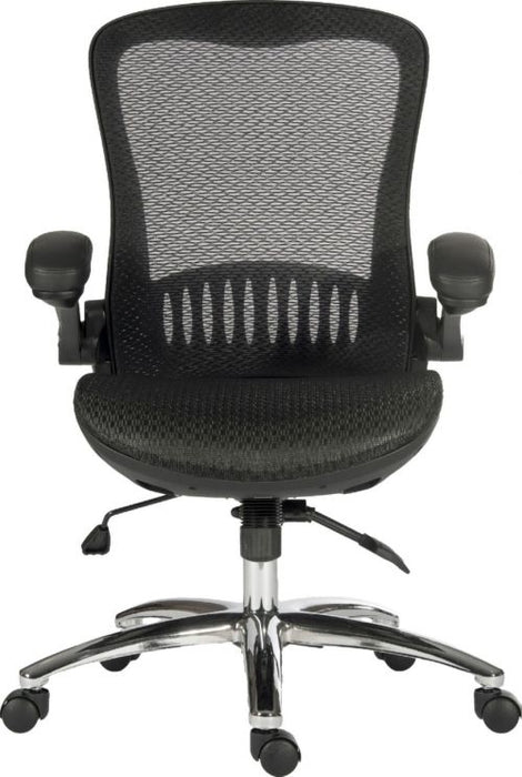 Teknik Harmony Executive Mesh High Backrest Chair with Adjustable Armrests and Chrome Base - image 9