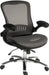 Teknik Harmony Executive Mesh High Backrest Chair with adjustable armrests and chrome base. - image 3