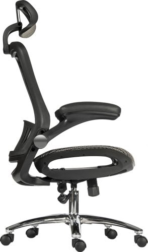Teknik Harmony Executive Mesh High Backrest Chair with adjustable armrests and chrome base. - image 6