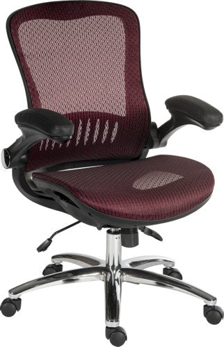 Teknik Harmony Executive Mesh High Backrest Chair with adjustable armrests and chrome base. - image 3