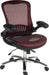 Teknik Harmony Executive Mesh High Backrest Chair with adjustable armrests and chrome base. - image 3