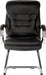 Teknik Goliath Light Visitor Black Cantilever Chair with Matching Padded Armrests - image 2