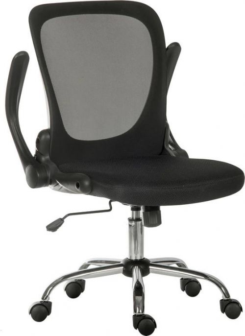 Teknik Flip Mesh Executive chair in Black with Fixed Aerated Mesh Backrest and Flip up Armrests - image 2