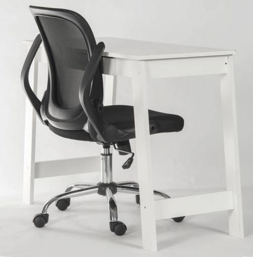 Teknik Flip Mesh Executive chair in Black with Fixed Aerated Mesh Backrest and Flip up Armrests - image 7