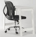 Teknik Flip Mesh Executive chair in Black with Fixed Aerated Mesh Backrest and Flip up Armrests - image 7