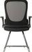 Teknik Flip Mesh Visitor chair in Black with mesh aerated backrest and flip up armrests - image 3