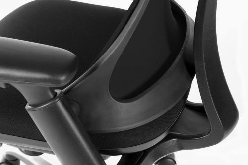 Teknik Rapport Mesh Luxury Curved Executive Chair in Black with Removable Headrest and Height Adjustable Arms - image 3