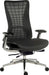 Teknik Quantum Black Executive Chair Breathable Mesh Backrest Multi-Adjustable Padded Armrests - image 2