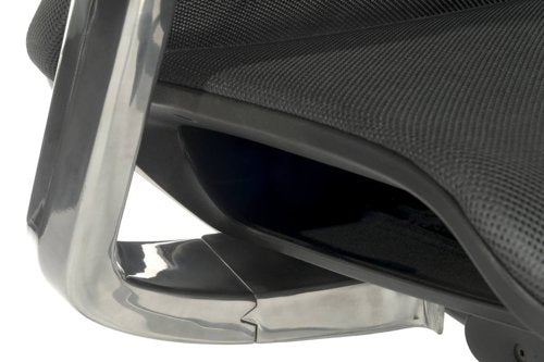 Teknik Quantum Black Executive Chair Breathable Mesh Backrest Multi-Adjustable Padded Armrests - image 8