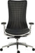 Teknik Quantum White Executive Chair Breathable Mesh Backrest Multi-Adjustable Padded Armrests - image 2