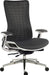 Teknik Quantum White Executive Chair Breathable Mesh Backrest Multi-Adjustable Padded Armrests - image 3