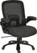 Teknik Hercules Heavy Duty Executive chair with mesh backrest flip up arms and rated to 35 stone - image 2