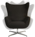 Teknik Fjord Nest chair in Carbon with high curving back Mainline Plus fabric - image 11