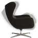 Teknik Fjord Nest chair in Carbon with high curving back Mainline Plus fabric - image 12