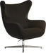 Teknik Fjord Nest chair in Carbon with high curving back Mainline Plus fabric - image 2