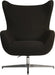 Teknik Fjord Nest chair in Carbon with high curving back Mainline Plus fabric - image 4