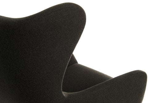 Teknik Fjord Nest chair in Carbon with high curving back Mainline Plus fabric - image 7