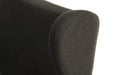 Teknik Fjord Nest chair in Carbon with high curving back Mainline Plus fabric - image 9