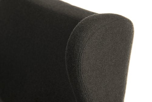 Teknik Fjord Nest chair in Carbon with high curving back Mainline Plus fabric - image 9