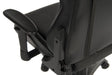Teknik Yokohama Gaming chair in Black PU with height adjustable padded arms, racing style backrest design - image 8