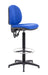 Concept Mid Back Chair With Draughting Kit Royal Blue Fixed