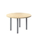 One Fraction Plus Circular Meeting Table 1200 Maple