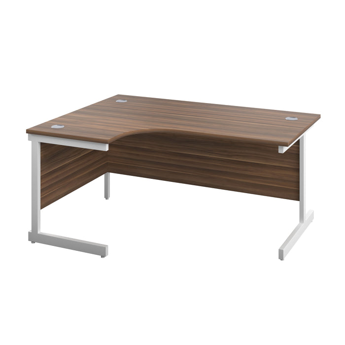 Single Upright Left Hand Radial Desk