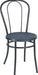 Teknik Urban Bistro Chair in Slate Blue with stylish painted metal frame and slate blue coloured seat (MOQ of 4 - priced individually)